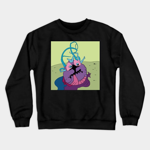 Glorp the Magnificent Crewneck Sweatshirt by IcarusPoe